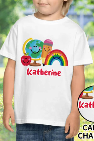 Kids Cotton Front & Back Printing T-Shirt