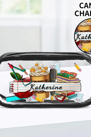 Clear Transparent Custom Pencil Case(Single-Sided Print)