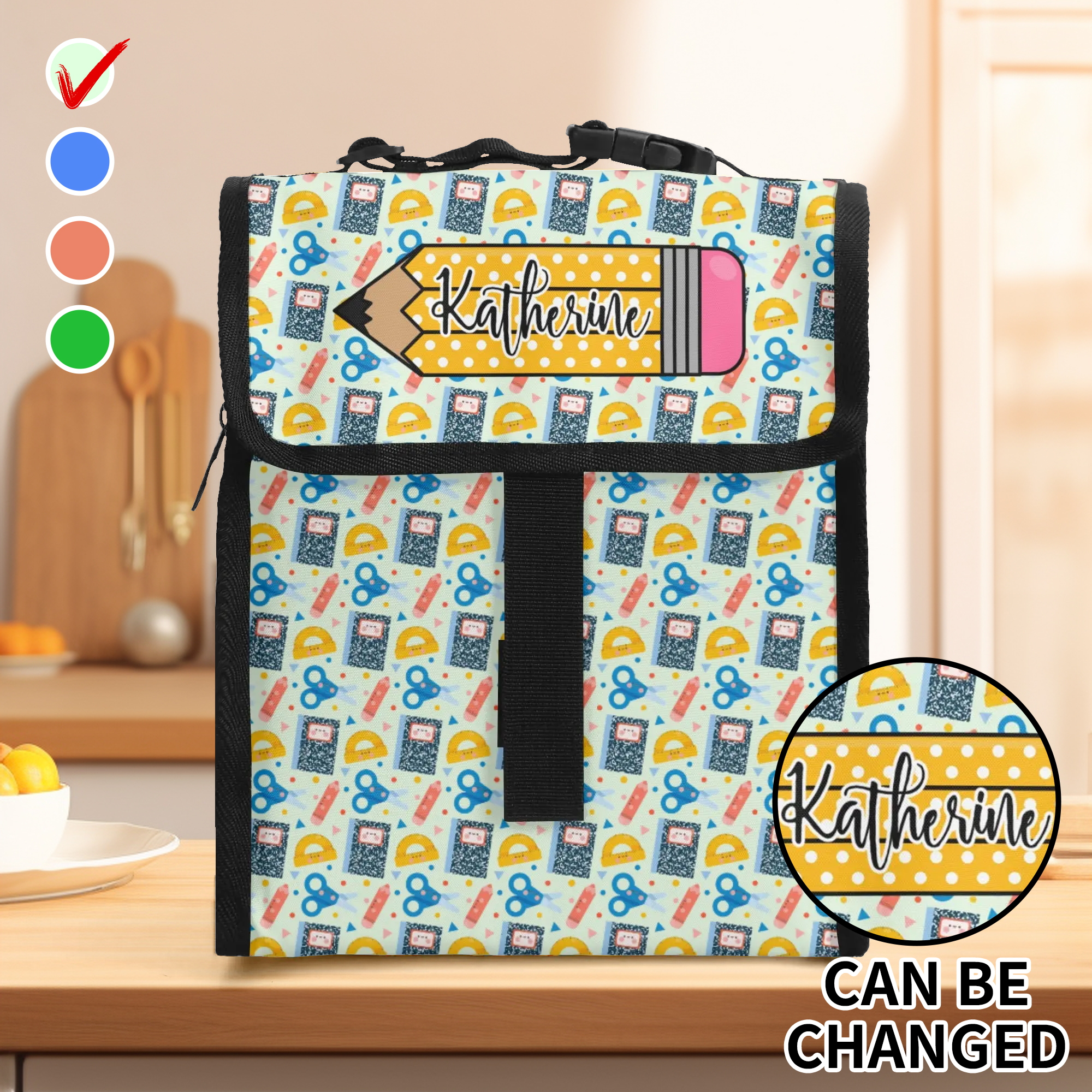 New Style 300D Flip-top Lunch Bag