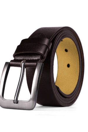 Engraved Leather Brown Belt Funny Personalized Gift For Husband Boyfriend