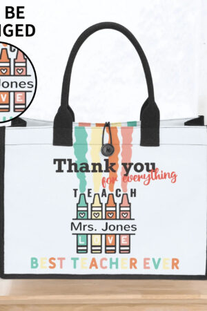 Premium All-Over Print Canvas Tote Bag（3 layers）