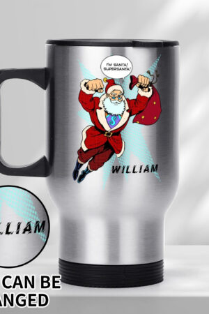 Stainless Steel Travel Coffee Mug (14 oz)