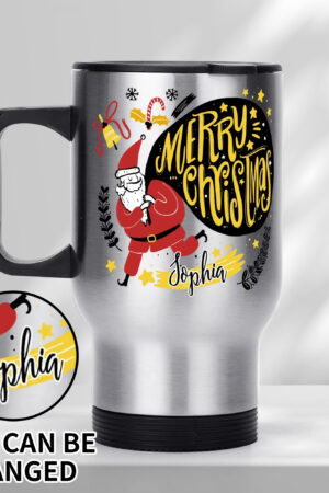 Stainless Steel Travel Coffee Mug (14 oz)