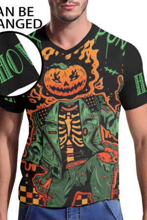 Men's Short Sleeve T Shirt V Neck American Tees