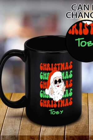 Black Ceramic Mug (15 oz)