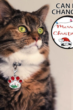 Decor Cat Dog Paw Jewelry Pet Collar Pendants