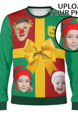 Unisex Custom Winter Christmas Pullover Sweatshirt