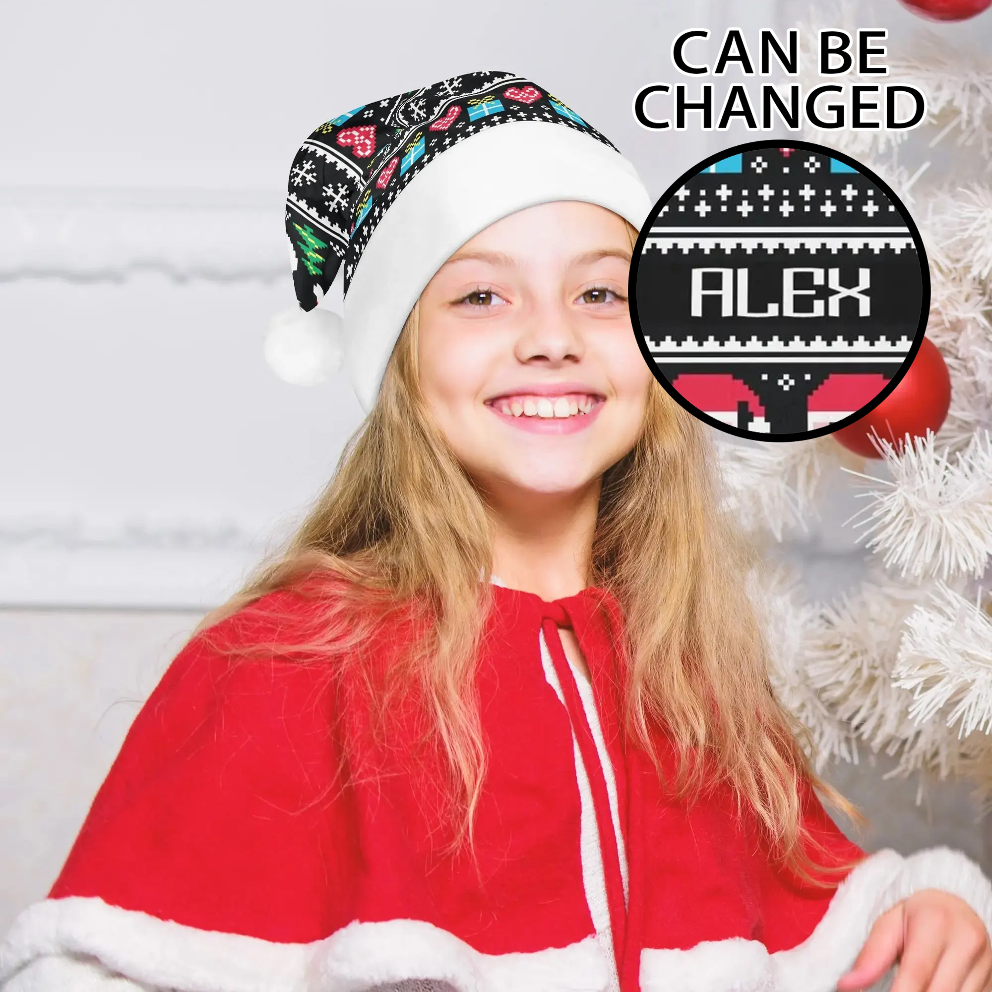 All Over Print Unisex Christmas Santa Hats