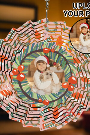 Flower Shape Hanging Wind Spinner for Garden Decor Wedding Party