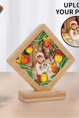 Custom Printed Photo Plaque Photo Frame Gift for Birthday Wedding