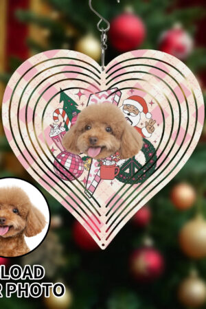 Heart Hanging Wind Spinner for Garden Decor Wedding Party