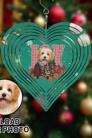 Heart Hanging Wind Spinner for Garden Decor Wedding Party