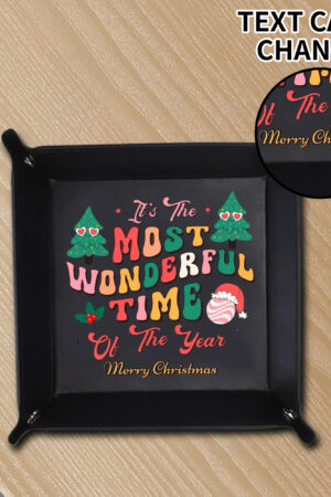 Custom Designs for PU Leather Valet Tray with Jewelry Key Coin Glasses Tray