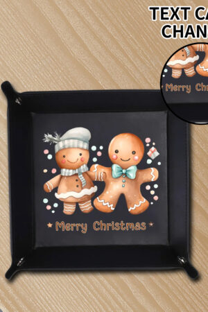 Custom Designs for PU Leather Valet Tray with Jewelry Key Coin Glasses Tray