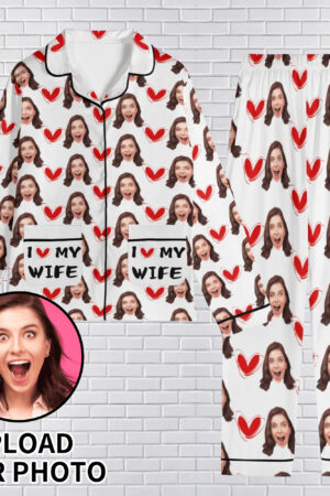 Unisex Long Sleeve Adult Nightwear Pajama Set