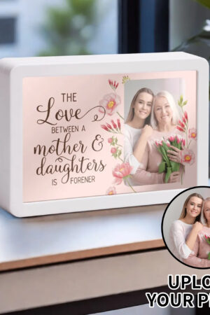 Rectangle LED Mirror Light - Personalized Photo Love Yourself Love Family