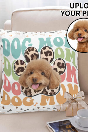 Personalized Peach Velvet Pillow Case Square Cushion Cover