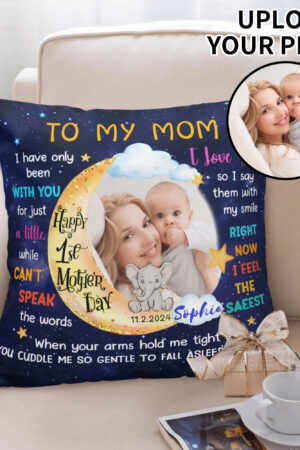 Personalized Peach Velvet Pillow Case Square Cushion Cover