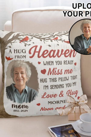 Personalized Peach Velvet Pillow Case Square Cushion Cover