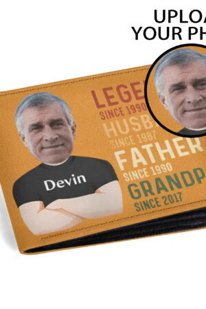 Men's Minimalist PU Leather Wallet Paper Folded Wallet