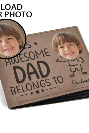 Men's Minimalist PU Leather Wallet Paper Folded Wallet