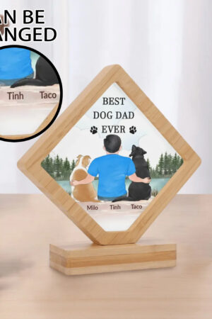 Custom Printed Photo Plaque Photo Frame Gift for Birthday Wedding