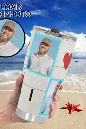 3D Personalized Stainless Steel Tumbler 30oz Printed Cup Gift