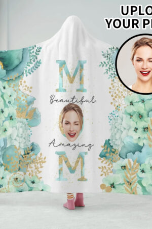 Personalized Wearable Hooded Blanket for Adult for Kids