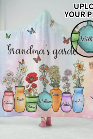 Personalized Wearable Hooded Blanket for Adult for Kids