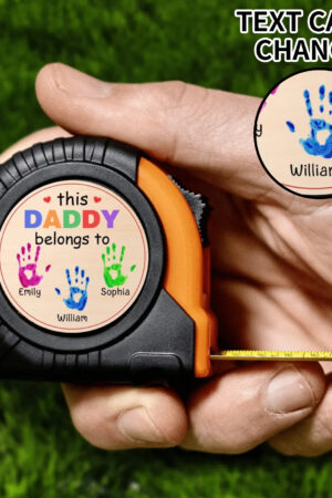 Personalized Dog Cat Dad Ever Tape Measure Tape 3 M