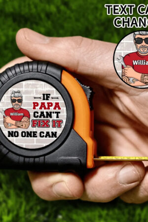 Personalized Dog Cat Dad Ever Tape Measure Tape 3 M