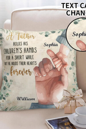 Personalized Peach Velvet Pillow Case Square Cushion Cover