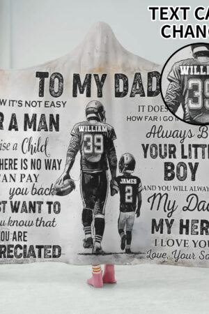 Personalized Wearable Hooded Blanket for Adult for Kids