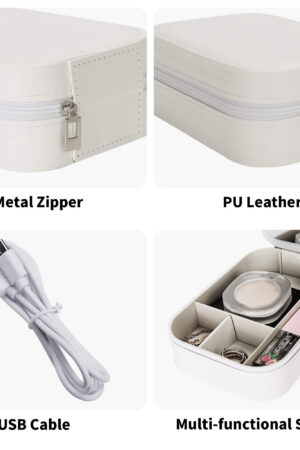 Custom Jewelry Box Makeup Box With LED Light For Women