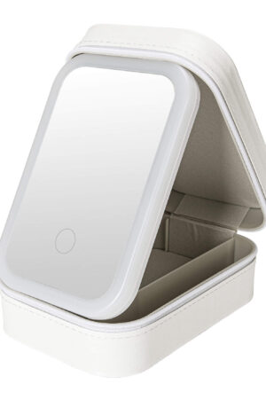 Custom Jewelry Box Makeup Box With LED Light For Women