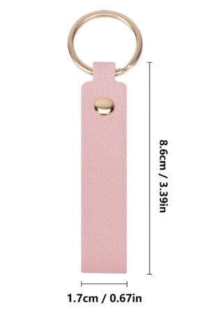 Handcrafted Leather Loop Keychain