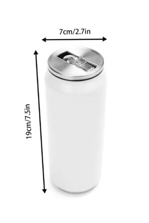 300ml Stainless Steel Cola Can Shaped Coke Cups Travel Tumbler