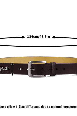 Engraved Leather Brown Belt Funny Personalized Gift For Husband Boyfriend