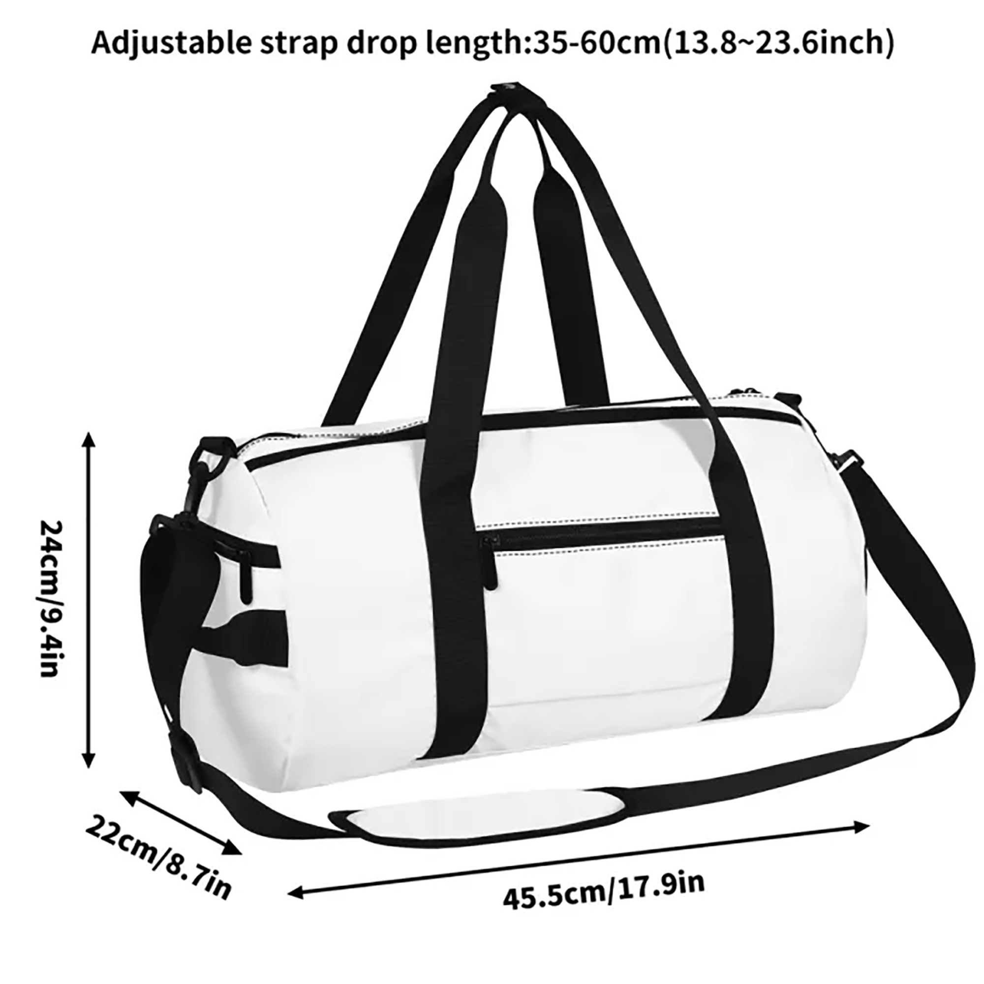 Fashion Sports Luggage Bag Gym Bag Duffle Bag - Image 13