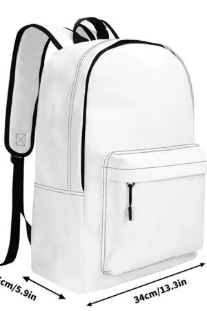 17 Inch Twill (PU) Leather School Backpack