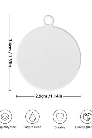 Personalized  Laser Metal Alloy Dog ID Tag