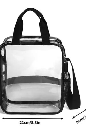 Clear Waterproof Transparent Lunch Bag(Single-Sided Print)