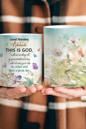 Personalized Christian Coffee Mug Bible Study Gift, Inspirational Mug For Christian Gift, Positive Coffee Mug Gifts Good Morning This Is God