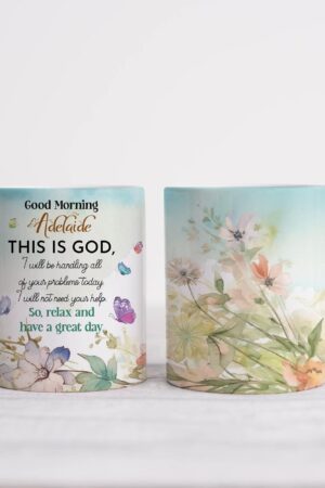 Personalized Christian Coffee Mug Bible Study Gift, Inspirational Mug For Christian Gift, Positive Coffee Mug Gifts Good Morning This Is God