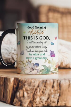Personalized Christian Coffee Mug Bible Study Gift, Inspirational Mug For Christian Gift, Positive Coffee Mug Gifts Good Morning This Is God