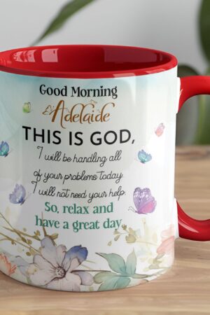Personalized Christian Coffee Mug Bible Study Gift, Inspirational Mug For Christian Gift, Positive Coffee Mug Gifts Good Morning This Is God