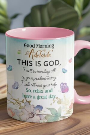 Personalized Christian Coffee Mug Bible Study Gift, Inspirational Mug For Christian Gift, Positive Coffee Mug Gifts Good Morning This Is God
