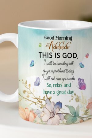 Personalized Christian Coffee Mug Bible Study Gift, Inspirational Mug For Christian Gift, Positive Coffee Mug Gifts Good Morning This Is God