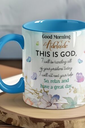 Personalized Christian Coffee Mug Bible Study Gift, Inspirational Mug For Christian Gift, Positive Coffee Mug Gifts Good Morning This Is God