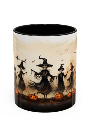 Halloween Scarecrow Mug, Halloween Mug, Spooky Fall Coffee Cup, Creepy Cute Halloween Mug, Halloween Gifts, Autumn Pumpkin Farmhouse